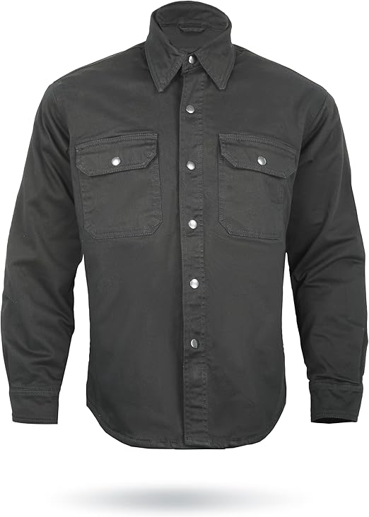 Black Armored Riding Shirt | Motorcycle Riding Shirt | Neo Jeans USA