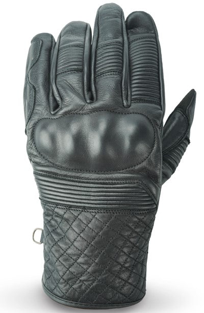 Black Leather Gloves | Unisex Motorcycle Gloves | Neo Jeans USA