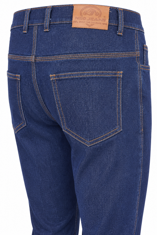 NEO CE AA Motonox JEANS – BLUE |Ultimate Protection With CE Fabric, CE Hip and Knee Armors