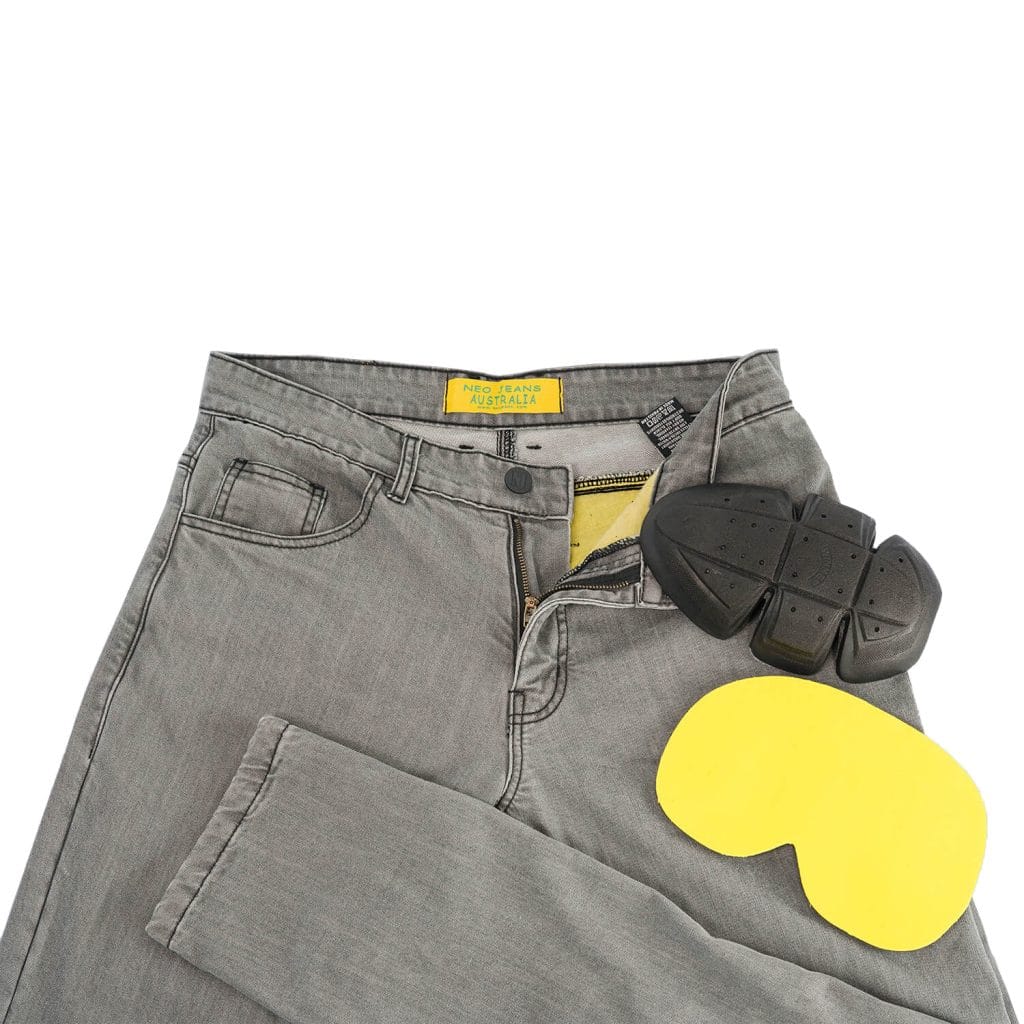 Grey Motorcycle Jeans | Men's Motorcycle Jeans | Neo Jeans USA