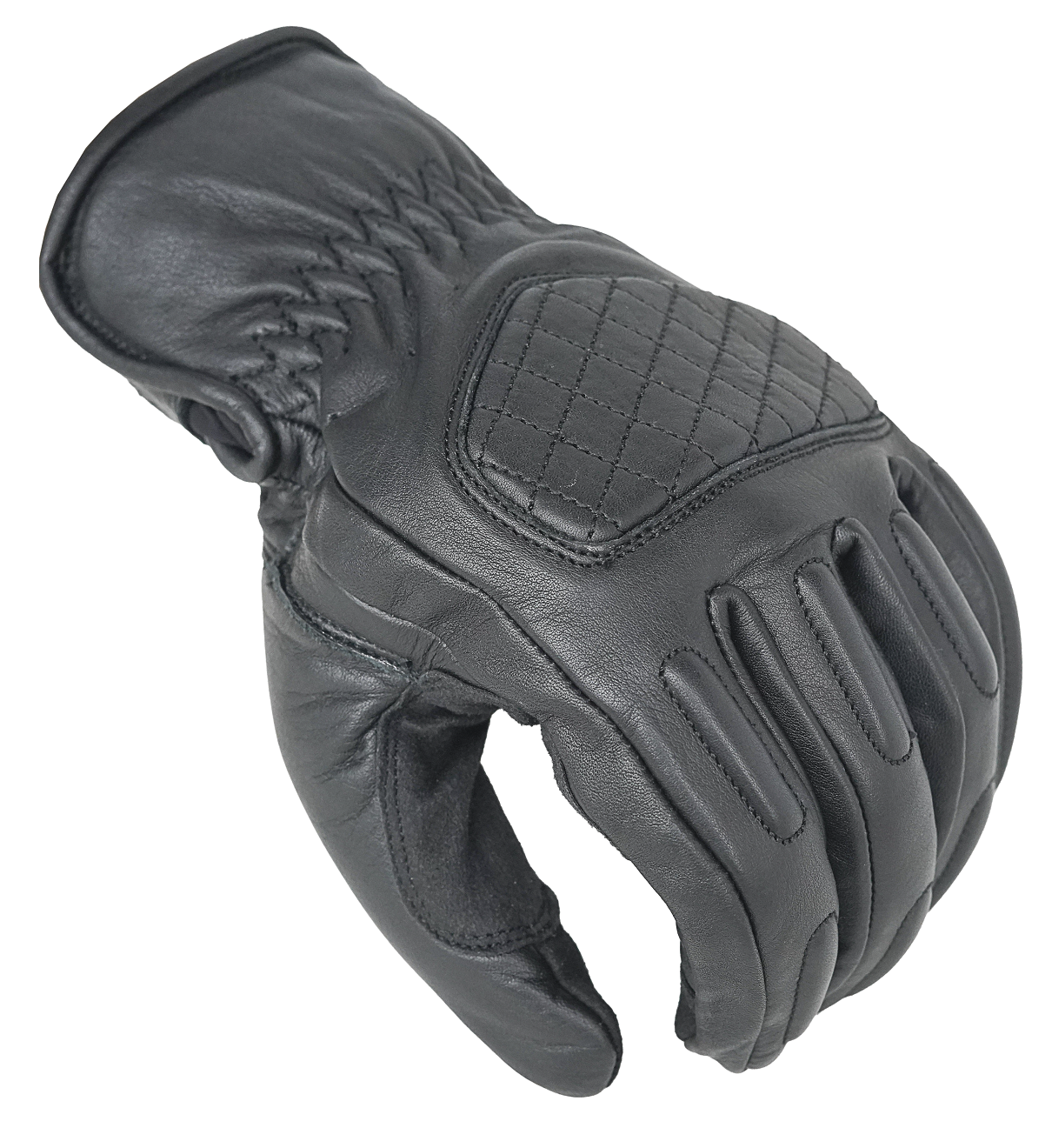 NEO Black Motorcycle Diamond Hand Protective Leather  Gloves