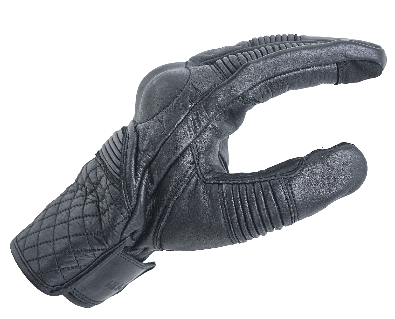 NEO Black Motorcycle Fast Track Hand Protective Leather Gloves