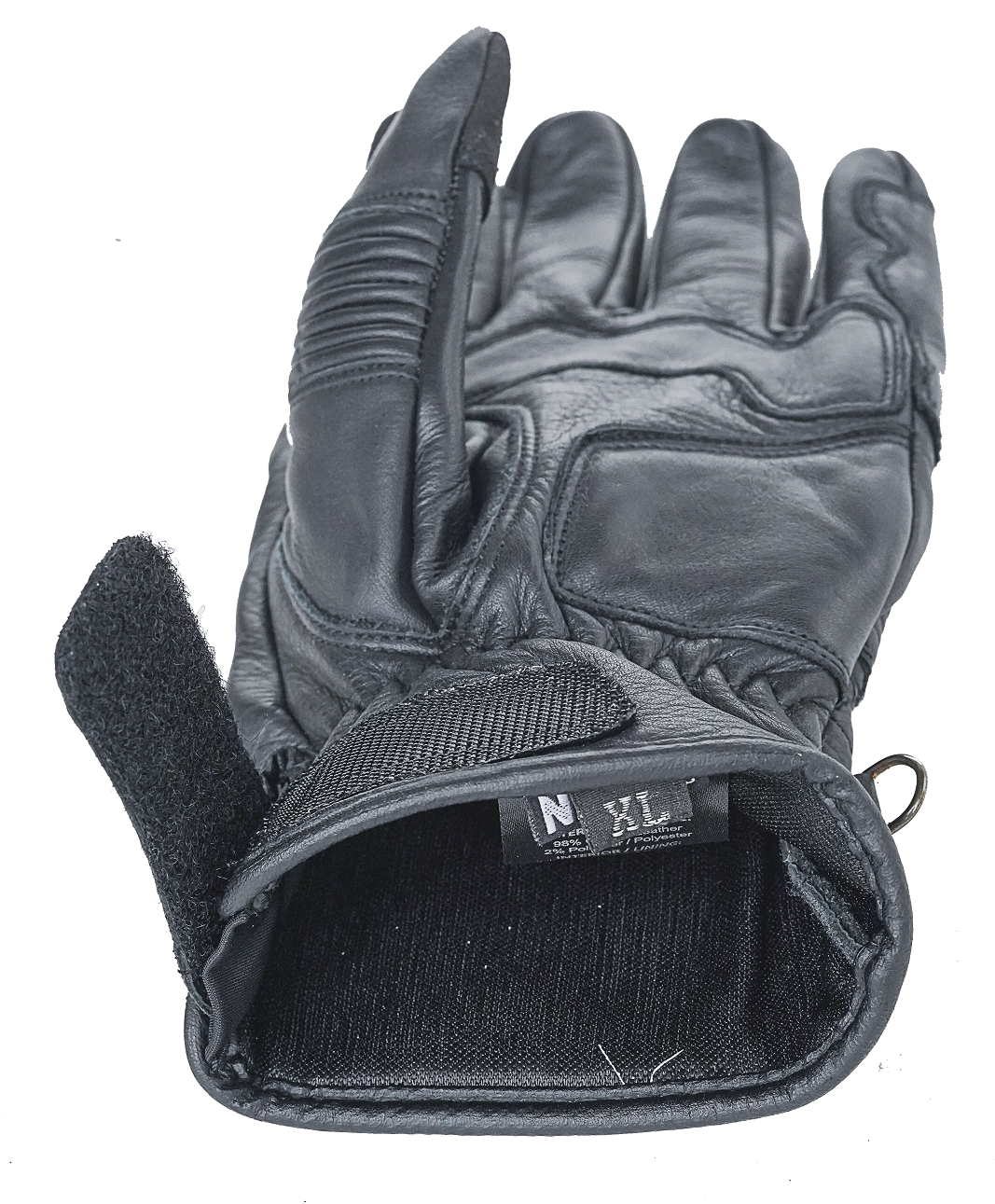 NEO Black Motorcycle Fast Track Hand Protective Leather Gloves