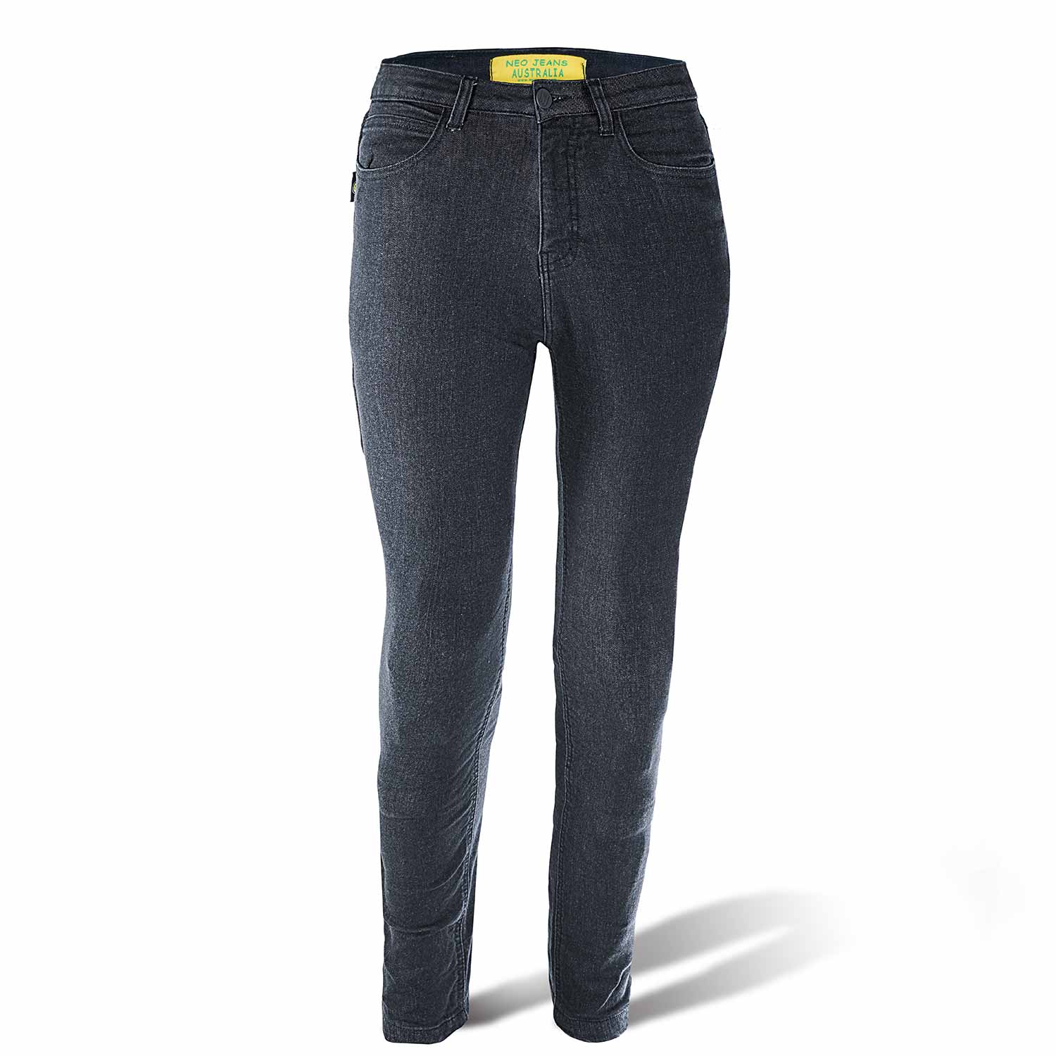 Women's Motorcycle Jeans | Women's Dark Grey Jeans | Neo Jeans USA