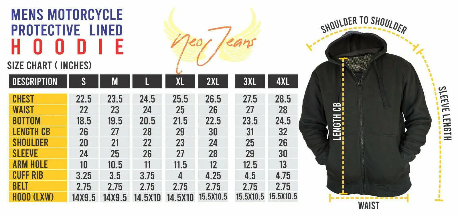Men's Fleece Hoodie | Men's Motorcycle Fleece Hoodie | Neo Jeans USA