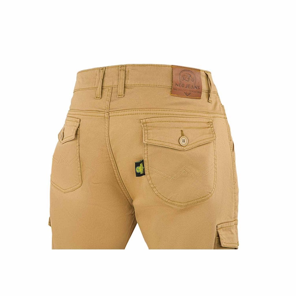 NEO MEN MOTO TWILL CARGO TROUSER REINFORCED WITH ARAMID – BROWN