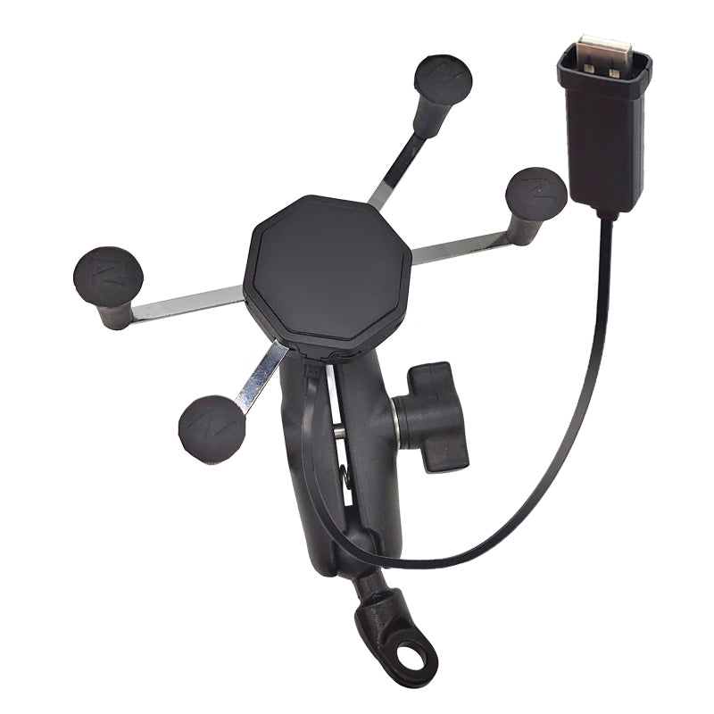 NEO Motorcycle Mobile Mounts  J-Bolt Base and Wireless charging.